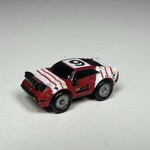 Vintage 1987 Galoob Micro Machines Ferrari 308 Red White Stripe Mini Sports Car